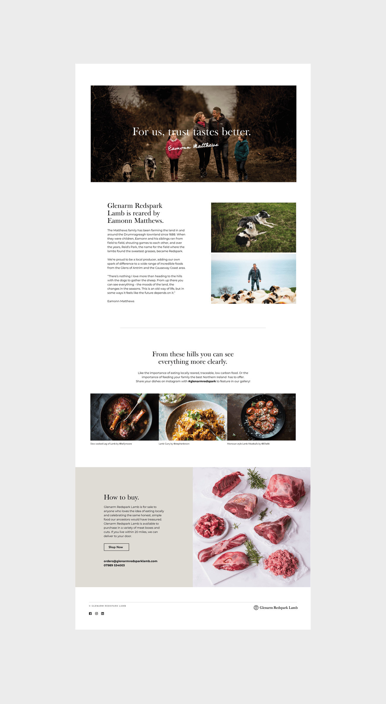 Glenarm Redspark Lamb